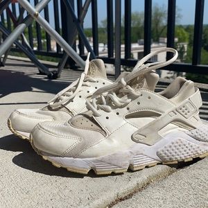Cream Nike Huaraches